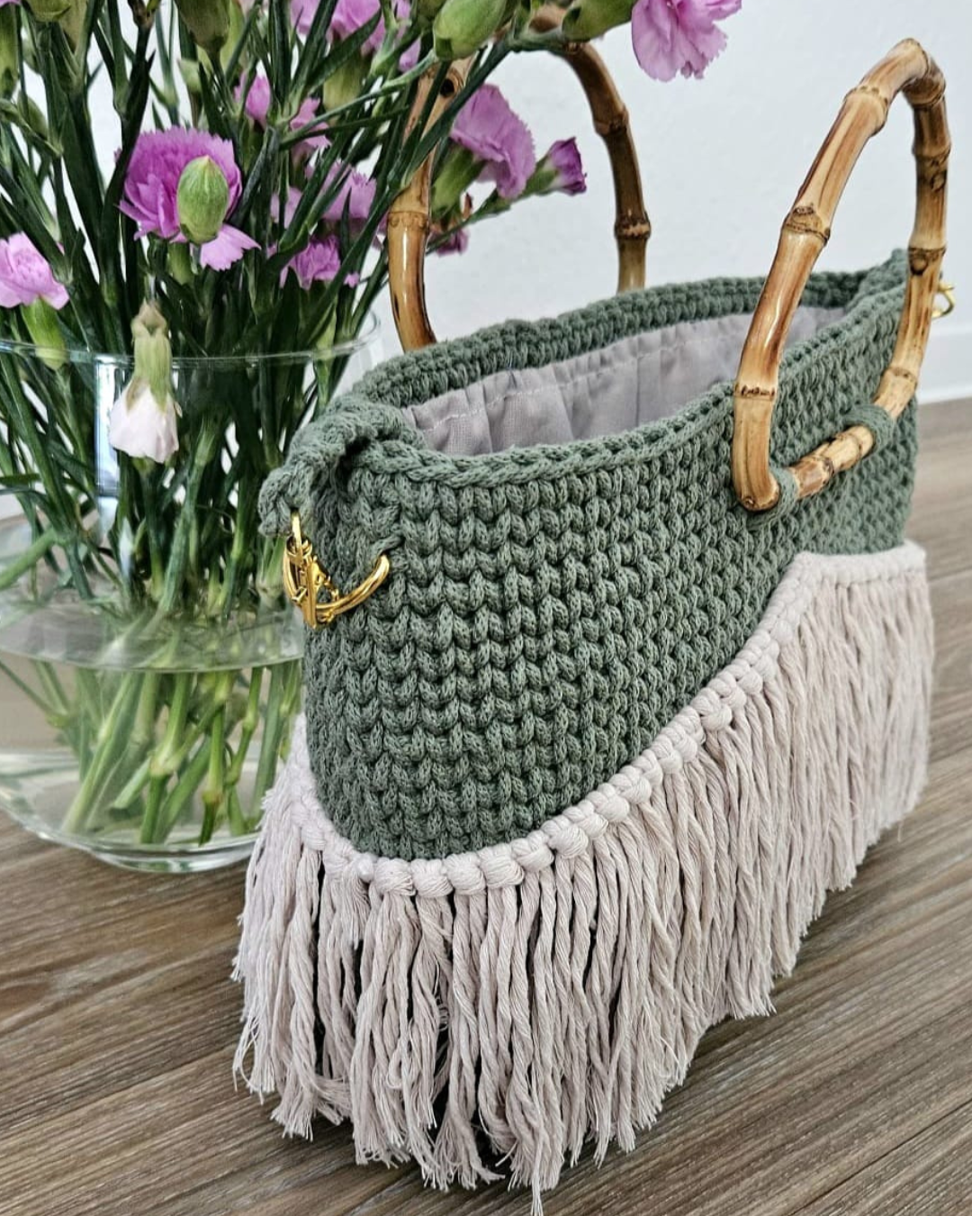 Sommerliche Häkeltasche