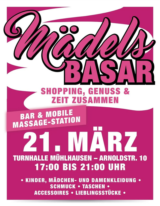 Der erste Mädels-Basar