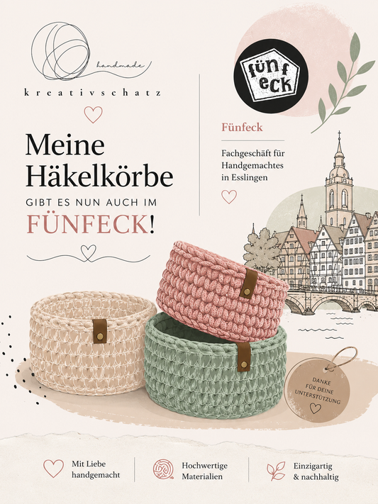 Meine Körbe im Fünfeck in Esslingen