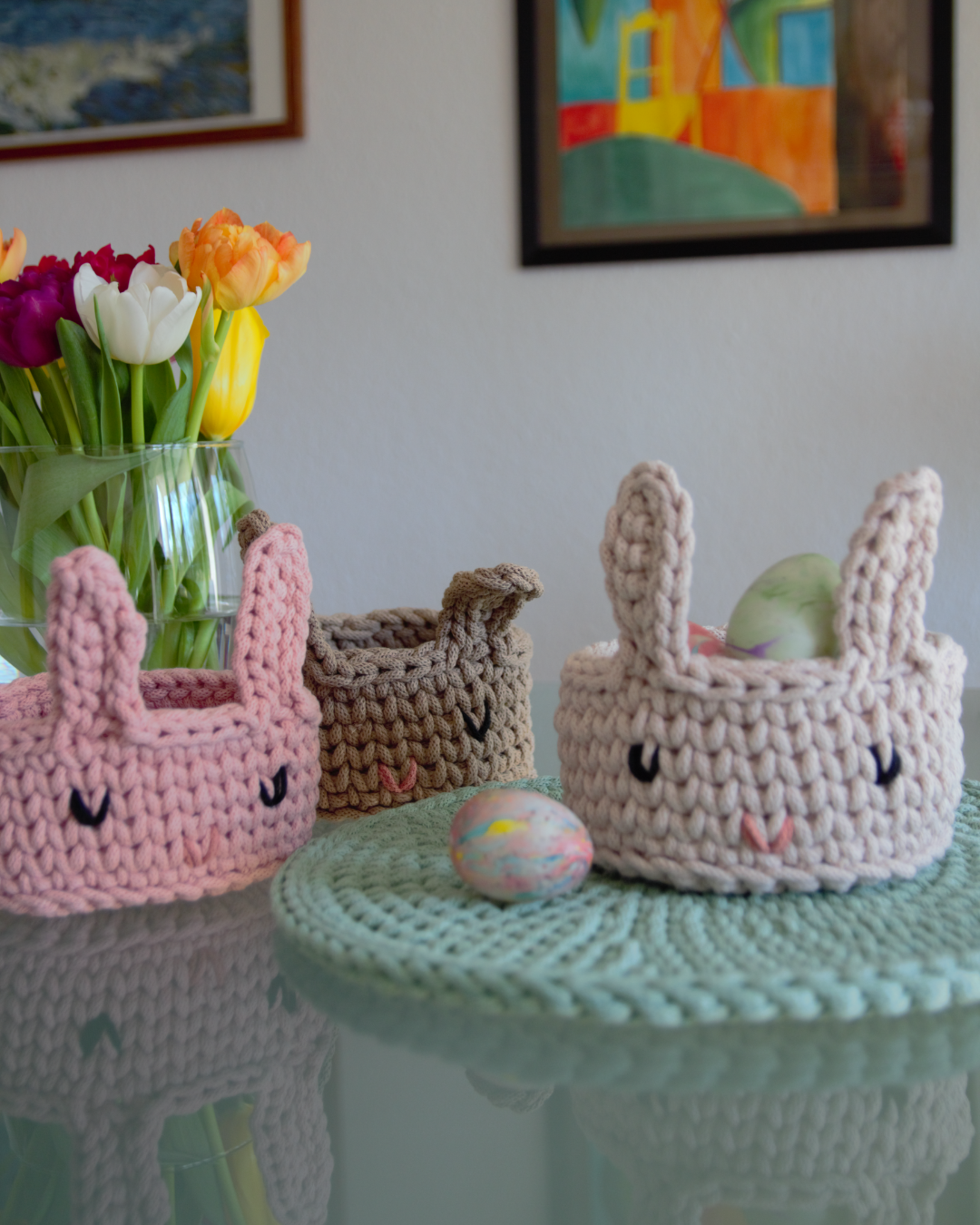 Häkelkorb "Hase"