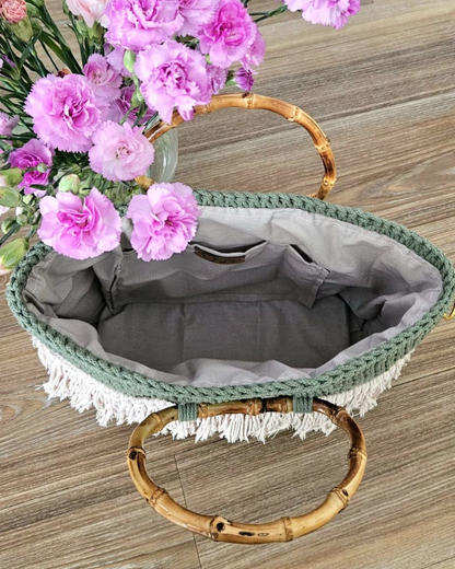 Sommerliche Häkeltasche