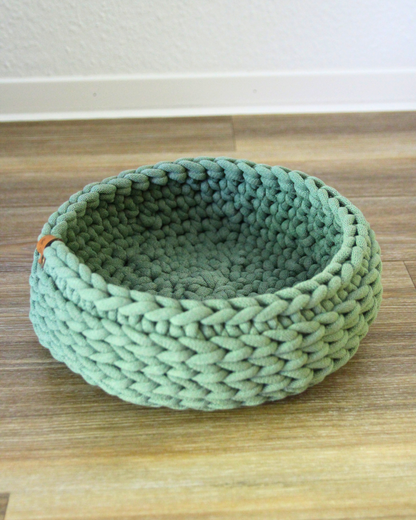 Häkelkorb aus 9 mm Garn (30x10 cm)