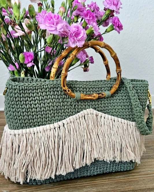 Sommerliche Häkeltasche