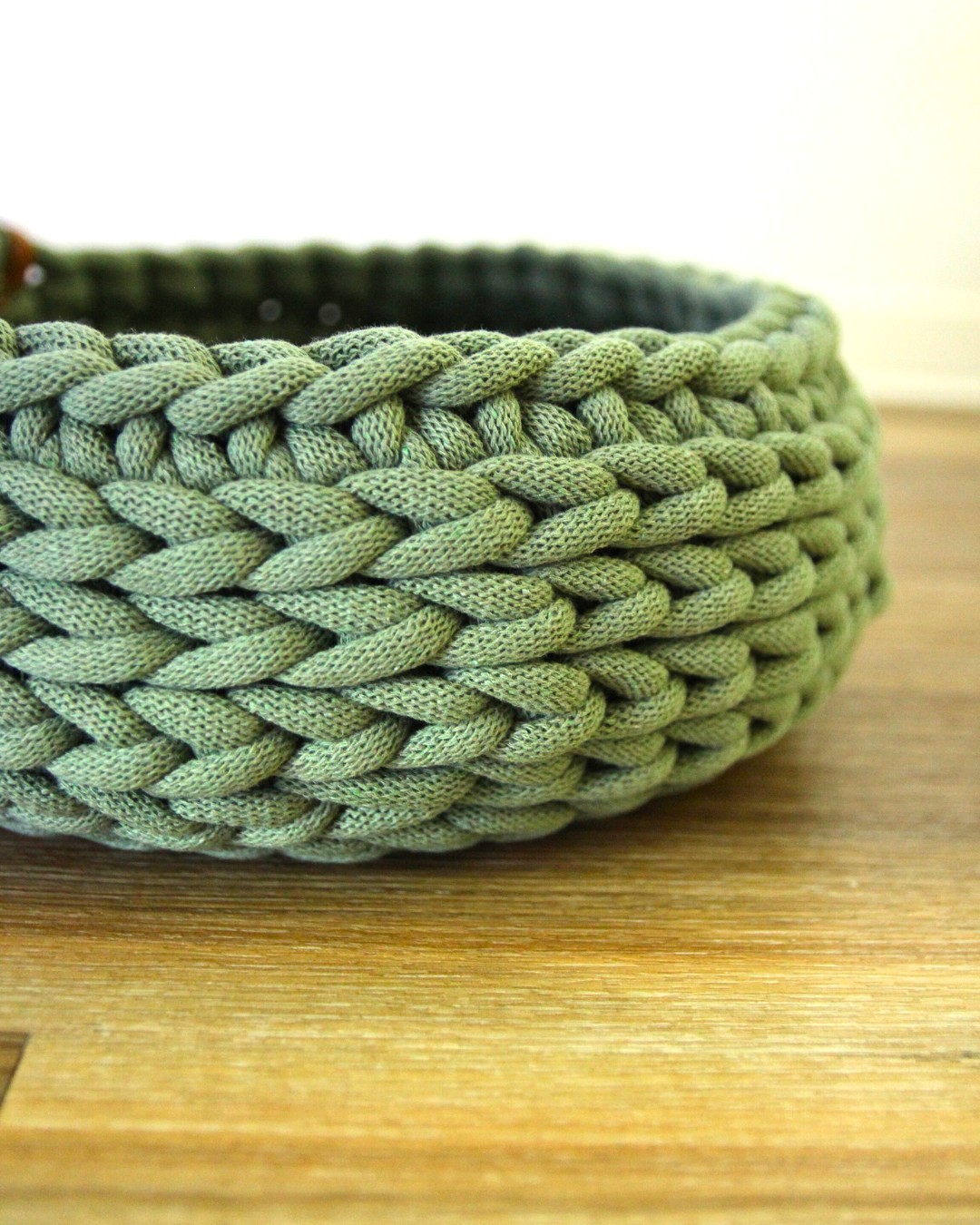 Häkelkorb aus 9 mm Garn (30x10 cm)
