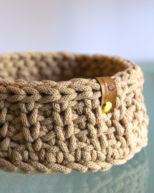 Häkelkorb "römisches Muster"